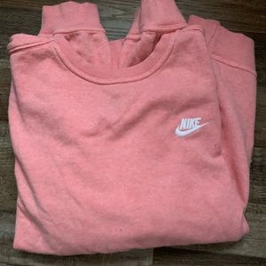 Nike pink sweatshirt